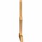 Ekena Millwork Richland Rough Sawn Timber Gable Bracket, Western Red Cedar, 84"W x 35"H x 2"D x 4"F, 10/12 Pitch GBW084X35X0204RIC00RWR - alternate 3